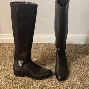 Michael Kors Hamilton Leather Boots